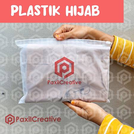 Jasa Sablon Plastik Hijab untuk Brand Anda