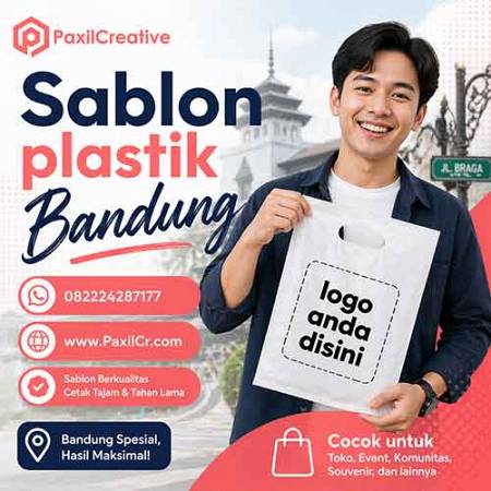 Sablon Plastik Murah di Bandung Harga Murah Kak!