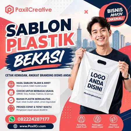 Jasa Sablon Plastik Terbaik di Bekasi TERMURAH! Bisa NEGO kak!
