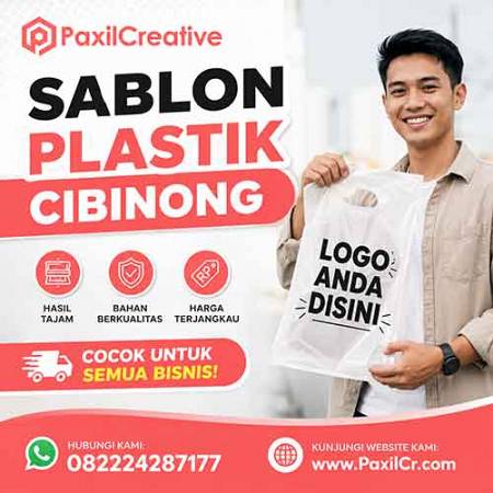 Jasa Sablon Plastik Cibinong Murah dan Berkualitas di Paxil Creative