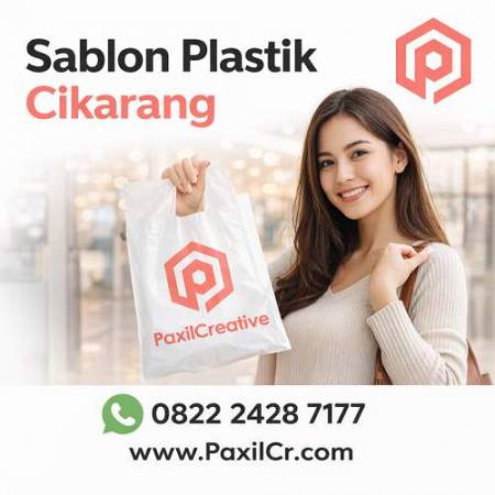 Spesialis Sablon Plastik di Cikarang Mulai Rp 500 saja!