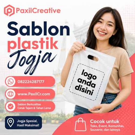 Sablon Plastik TERMURAH di Jogja ! Bisa NEGO kak!