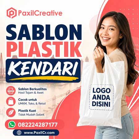 Paxil Creative : Sablon Plastik Kendari Mulai Rp 500 saja!