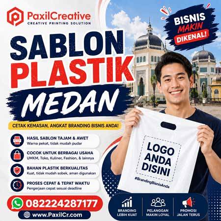 Sablon Plastik di Medan TERMURAH! Bisa NEGO kak!