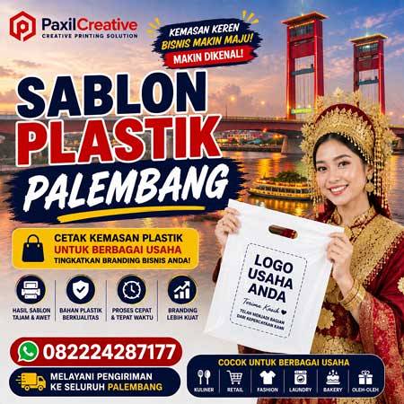 Cari Sablon Plastik di Palembang TERMURAH? Bisa NEGO Ke Paxil Creative Saja!
