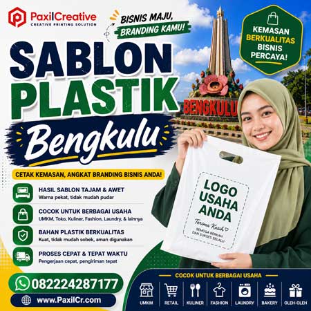 Jasa Sablon Plastik Bengkulu untuk Bisnis yang Ingin Naik Kelas