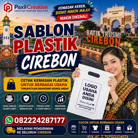Jasa Sablon Plastik Cirebon Terpercaya  Kemasan Berkelas, Brand Makin Bersinar