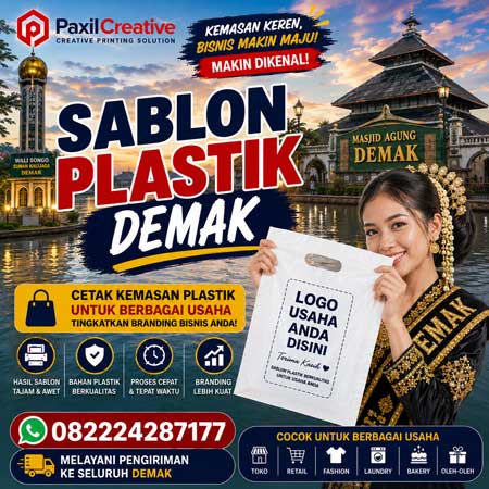 Sablon Plastik di Demak: Wujudkan Kemasan Produk Berkelas yang Angkat Nilai Brand Anda di Pasar
