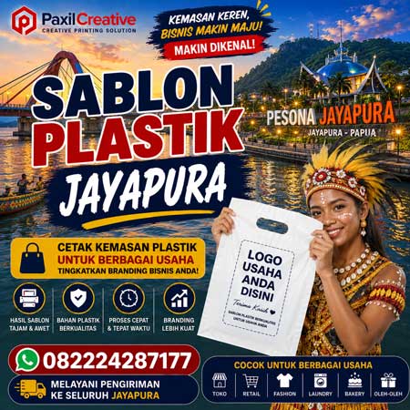 Solusi Sablon Plastik Profesional di Jayapura  Kemasan yang Bicara Sebelum Produk Anda Dibuka