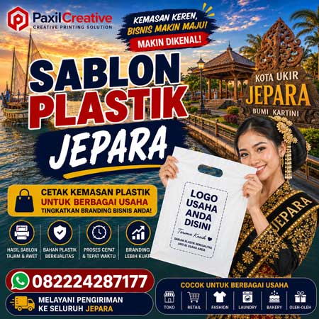Solusi Sablon Plastik Profesional di Jepara  Cetak Merek Anda Lebih Kuat Bersama Paxil Creative