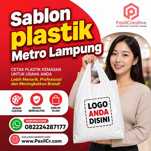 Jasa Sablon Plastik Berkualitas di Metro untuk Kemasan Usaha Lebih Profesional