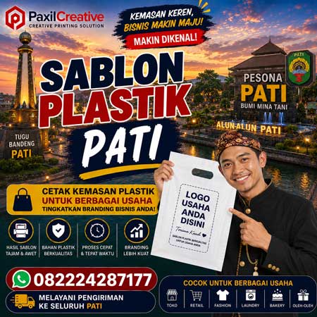 Sablon Plastik Pati untuk Kemasan Custom yang Membuat Produk Lebih Dikenal