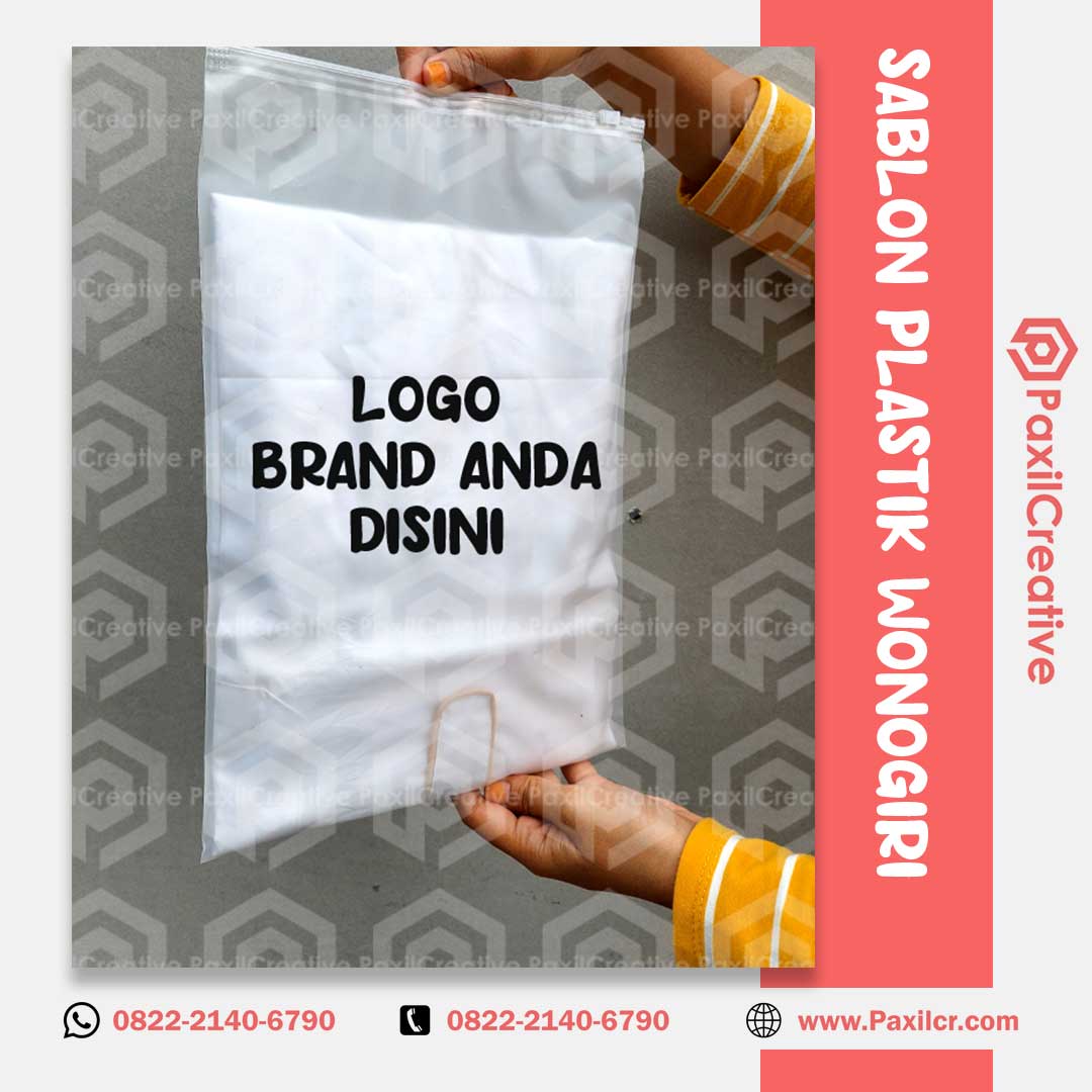 Jasa Sablon Plastik di Wonogiri Berkualitas dan Harga Harga Rp 500 Bergaransi!